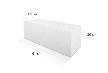 Espesor: 12.5, 15, 17.5, 20, 25, 30 cm